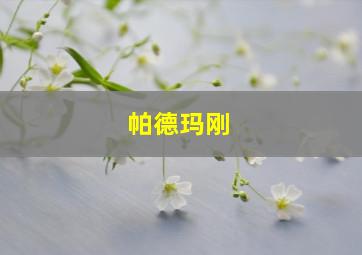 帕德玛刚