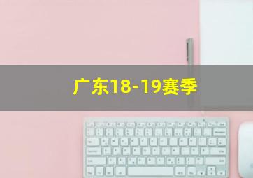 广东18-19赛季