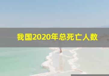 我国2020年总死亡人数