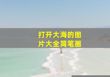 打开大海的图片大全简笔画