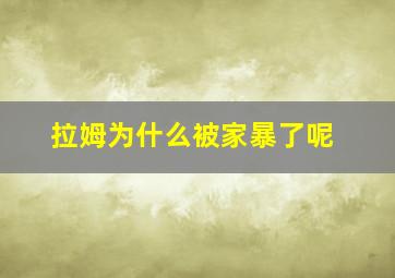 拉姆为什么被家暴了呢