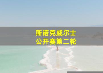 斯诺克威尔士公开赛第二轮