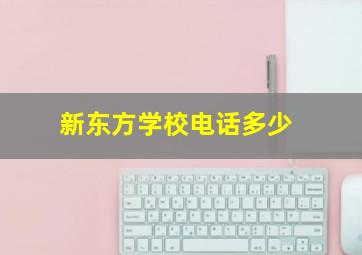 新东方学校电话多少