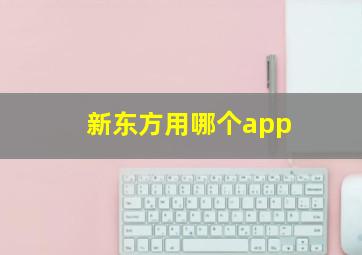 新东方用哪个app