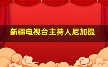 新疆电视台主持人尼加提