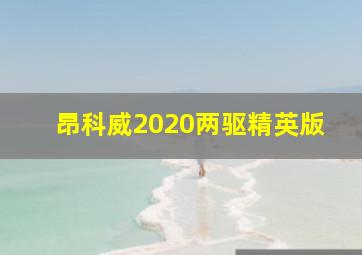 昂科威2020两驱精英版