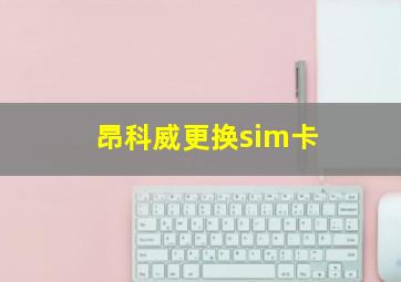 昂科威更换sim卡