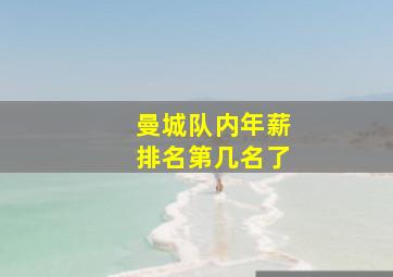 曼城队内年薪排名第几名了