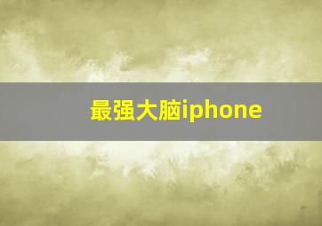 最强大脑iphone