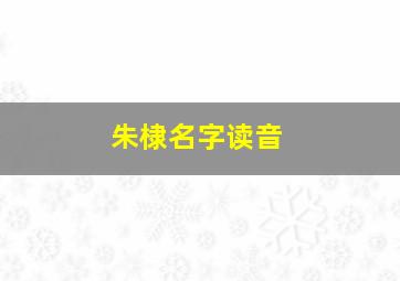 朱棣名字读音