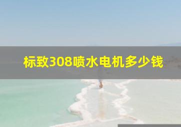 标致308喷水电机多少钱