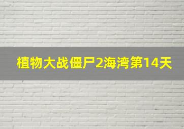 植物大战僵尸2海湾第14天