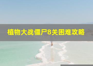 植物大战僵尸8关困难攻略