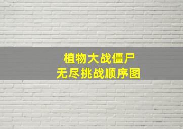 植物大战僵尸无尽挑战顺序图