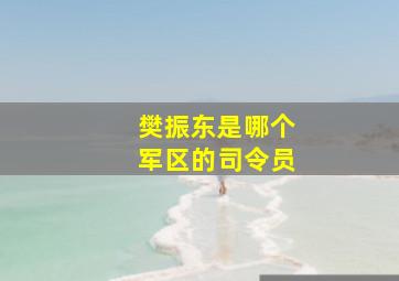 樊振东是哪个军区的司令员