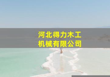 河北得力木工机械有限公司