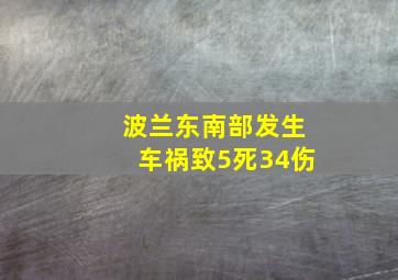 波兰东南部发生车祸致5死34伤