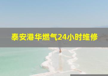 泰安港华燃气24小时维修