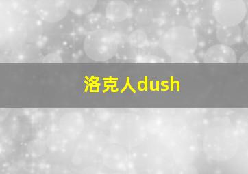 洛克人dush