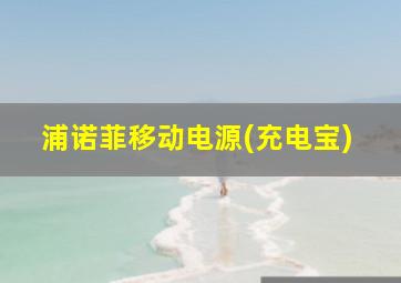 浦诺菲移动电源(充电宝)