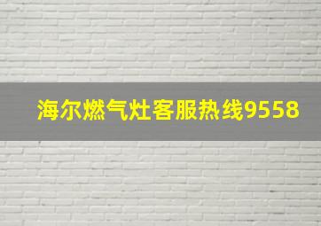 海尔燃气灶客服热线9558