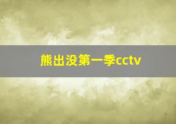 熊出没第一季cctv