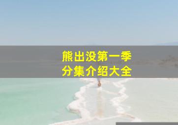 熊出没第一季分集介绍大全