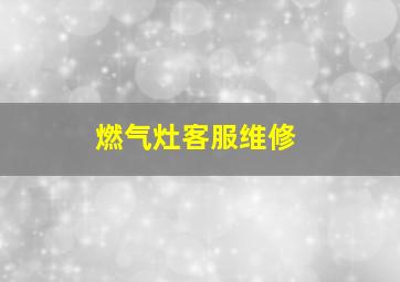 燃气灶客服维修