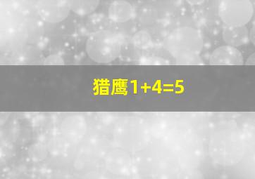 猎鹰1+4=5