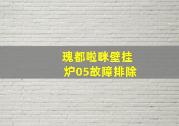 瑰都啦咪壁挂炉05故障排除