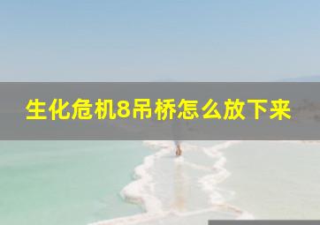 生化危机8吊桥怎么放下来