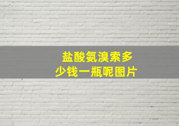 盐酸氨溴索多少钱一瓶呢图片