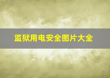 监狱用电安全图片大全