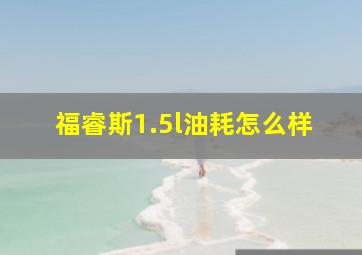 福睿斯1.5l油耗怎么样