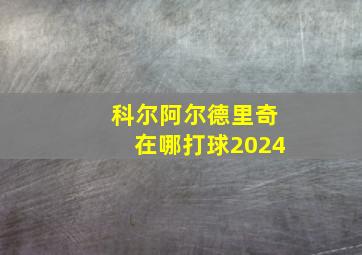 科尔阿尔德里奇在哪打球2024