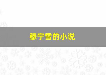 穆宁雪的小说