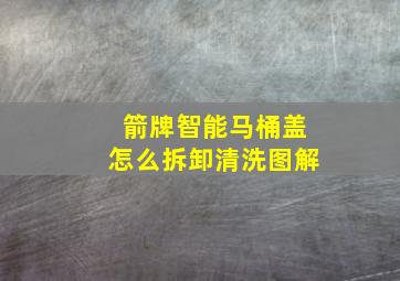 箭牌智能马桶盖怎么拆卸清洗图解