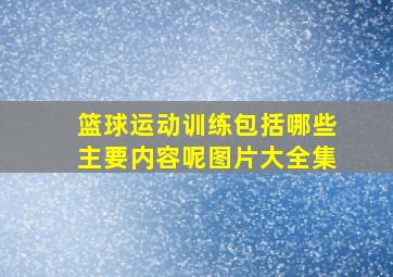 篮球运动训练包括哪些主要内容呢图片大全集