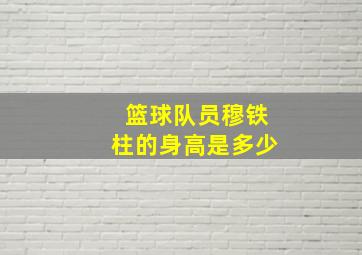 篮球队员穆铁柱的身高是多少