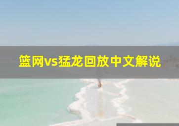 篮网vs猛龙回放中文解说