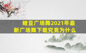 糖豆广场舞2021年最新广场舞下载究竟为什么