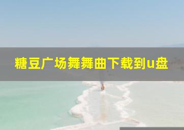 糖豆广场舞舞曲下载到u盘