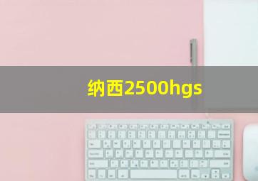 纳西2500hgs