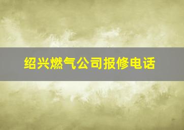 绍兴燃气公司报修电话