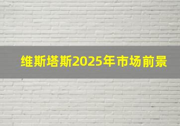 维斯塔斯2025年市场前景