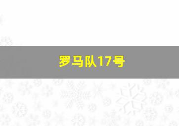 罗马队17号