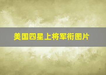 美国四星上将军衔图片