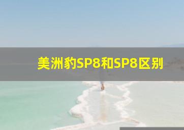 美洲豹SP8和SP8区别