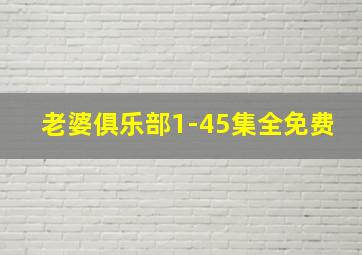 老婆俱乐部1-45集全免费