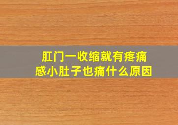 肛门一收缩就有疼痛感小肚子也痛什么原因